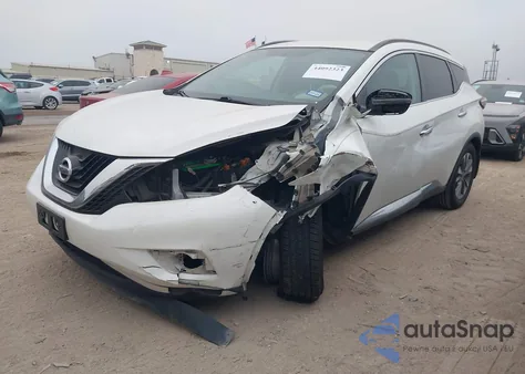 2016 Nissan Murano Sv z USA, uszkodzony, nr VIN 5N1AZ2MG5GN155424
